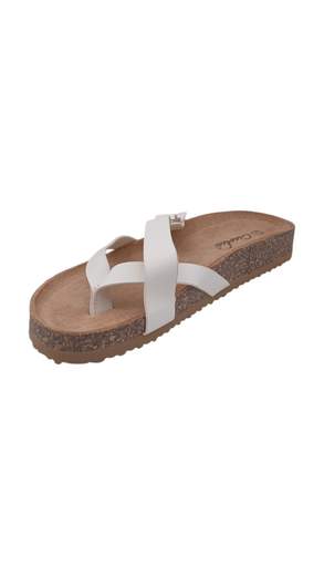STILL Ciabatte Donna Fascia Incrociata con Plantare Comfort