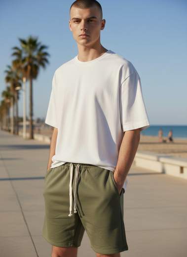 STILL Bermuda Uomo Tuta con Coulisse – Pantaloncino Casual Comfort Fit