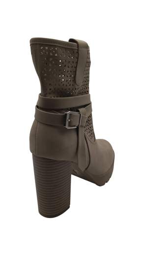 Stivaletti Donna Beige con Tacco – Stile Casual Chic