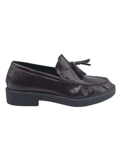 STILL Mocassino Donna Marrone con Nappine e Suola Platform