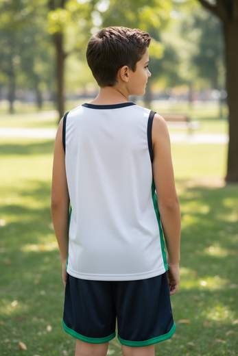 STILL Completo Basket Junior Canotta e Shorts Sportivo