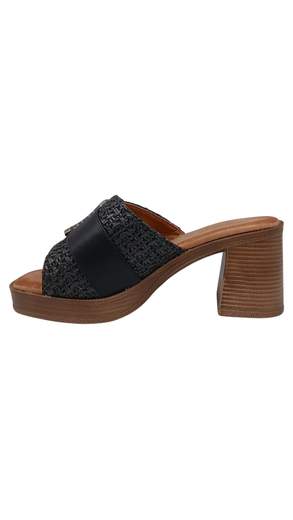 Sandali Donna con Tacco Comodo e Maxi Fibbia