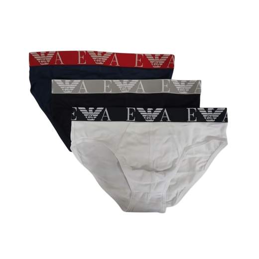 EMPORIO ARMANI Slip uomo Armani 3 pack: comfort stretch e vestibilità perfetta