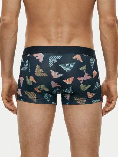 Boxer uomo fantasia cotone stretch | Intimo uomo con stampa logo