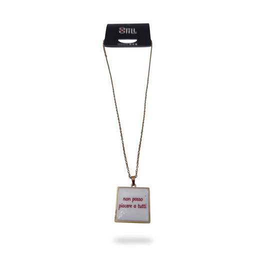 STILL Collana Donna con Ciondolo Smaltato
