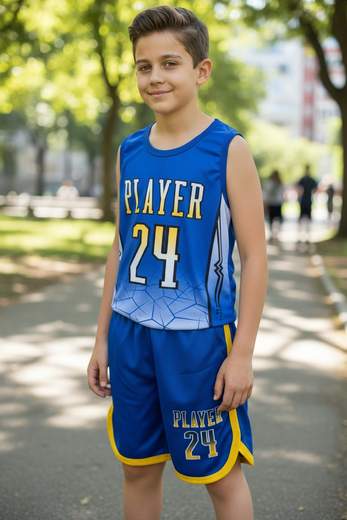 STILL Completo Basket Junior Canotta e Shorts Sportivo