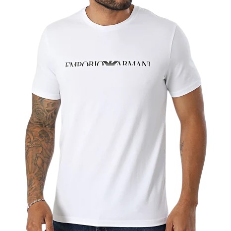 EMPORIO ARMANI T-Shirt Uomo con Logo Frontale