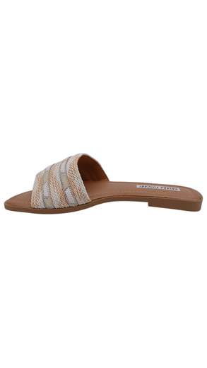 Ciabatte Donna Estive con Fascia Intrecciata Decorata