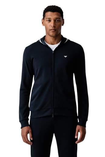EMPORIO ARMANI Felpa Uomo con Cappuccio e Zip