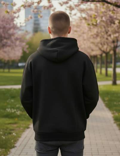 STILL Felpa cotone con il cappuccio