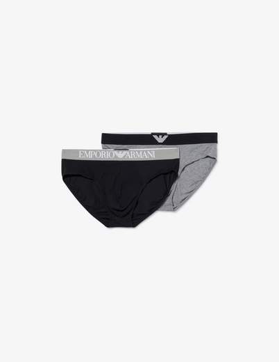 EMPORIO ARMANI Slip Uomo Firmati con Fascia Logata – Comfort e Stile