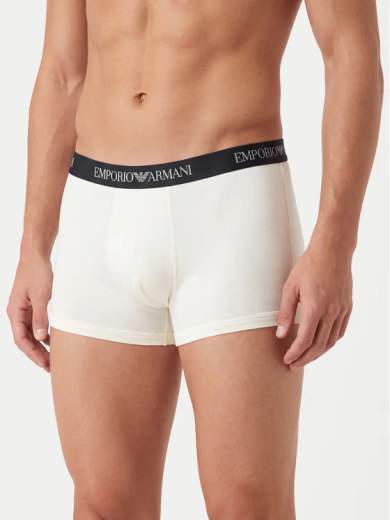 EMPORIO ARMANI Boxer Uomo 3 Pezzi con Logo e Fascia Elasticizzata