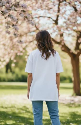 STILL T-Shirt Donna Oversize con Stampa - Maglia Casual Moda