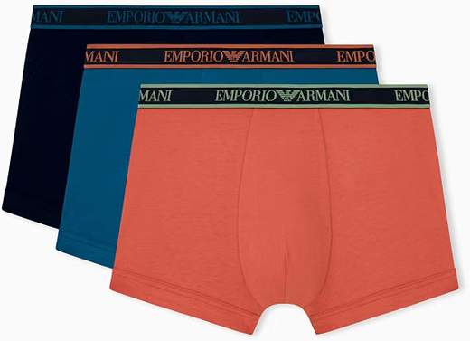 EMPORIO ARMANI 3-Pack Boxer in Cotone Stretch