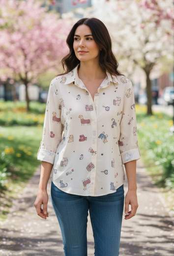 STILL Camicia Fantasia con Stampa