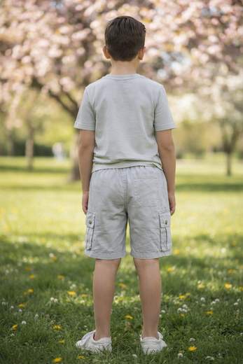 STILL Bermuda Cargo Junior – Pantaloncini Bambino Casual con Tasche Laterali