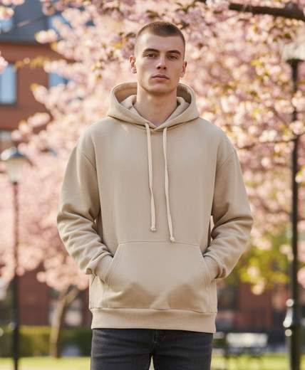 STILL Felpa cotone con il cappuccio