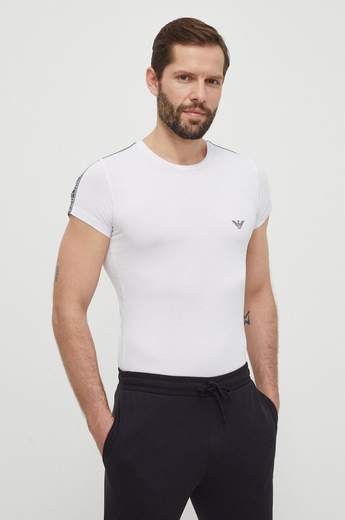EMPORIO ARMANI T-shirt uomo Emporio Armani in cotone stretch slim fit con logo