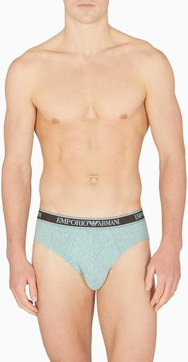 Slip Uomo Emporio Armani in Cotone Stretch Confezione 3 Pezzi