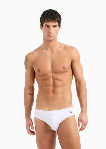 EMPORIO ARMANI Costume slip uomo: design essenziale e comfort tecnico