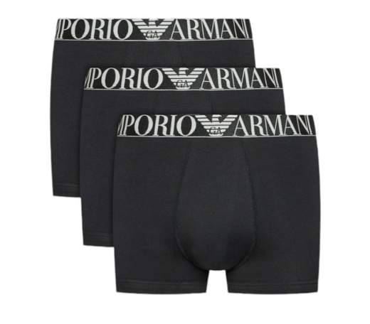 EMPORIO ARMANI Boxer Uomo Emporio Armani 3 Pack in Cotone Stretch – Comfort e Stile Iconico