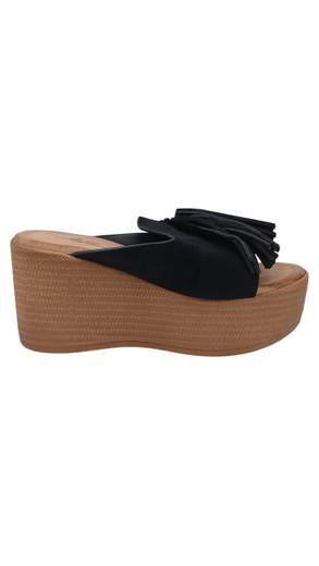 Sabot Donna con Zeppa e Nappine