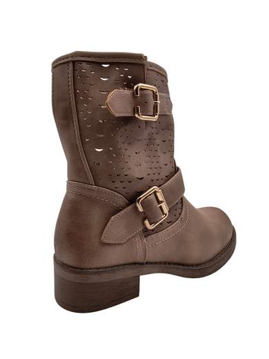 Stivaletti Donna con Fibbie – Comfort e Stile Casual Chic