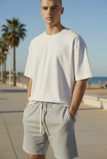 STILL Bermuda Uomo Tuta con Coulisse – Pantaloncino Casual Comfort Fit