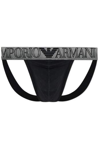 EMPORIO ARMANI Jockstrap Uomo Emporio Armani in cotone stretch con logo