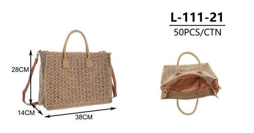 Borsa Shopper Intrecciata Donna Capiente e Versatile