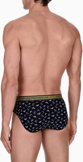 Slip Uomo Emporio Armani 3 Pezzi | Intimo con Logo