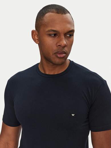 T-shirt Emporio Armani uomo slim fit con logo aquila