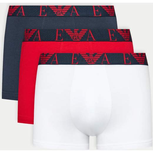 EMPORIO ARMANI Boxer Uomo Emporio Armani Monogram 3 Pack in Cotone Stretch – Comfort Premium e Stile Iconico