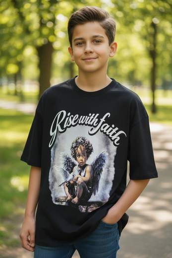 STILL T-shirt Uomo Oversize con Stampa Grafica