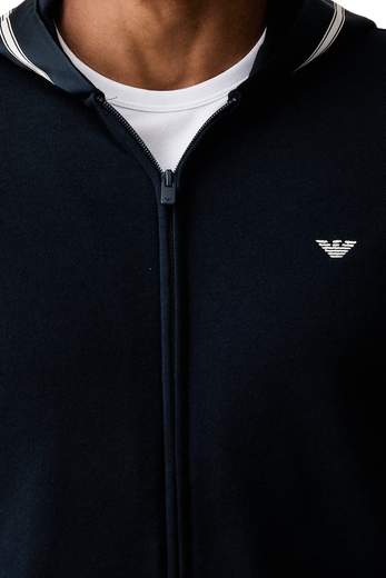 Felpa Uomo Emporio Armani con Cappuccio e Zip