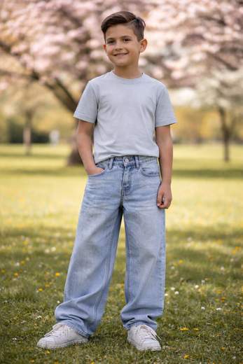 STILL Jeans Baggy Junior – Pantaloni Bambino Stile Oversize Casual