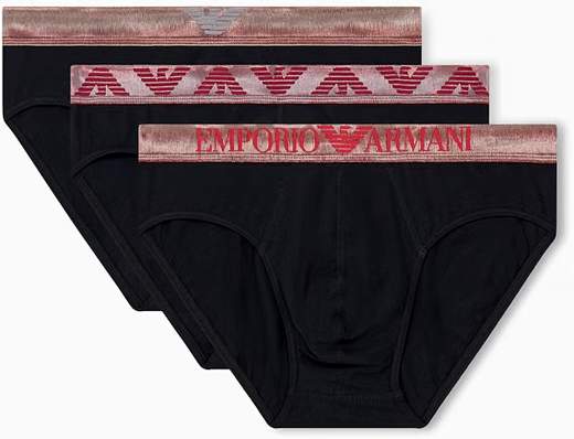 Emporio Armani Slip Uomo 3 Pack Bold Monogram