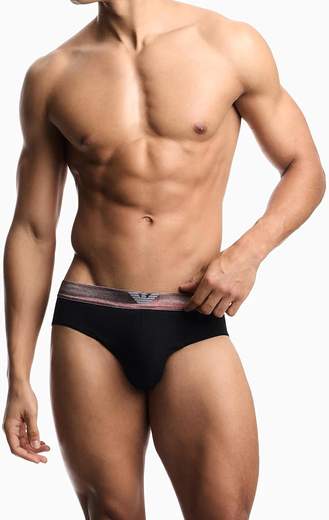 Emporio Armani Slip Uomo 3 Pack Bold Monogram