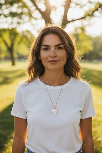 STILL Collana Donna con Ciondolo Smaltato