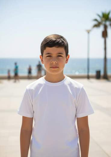 STILL T-Shirt Junior Bianca con Stampa Teddy Urban Style