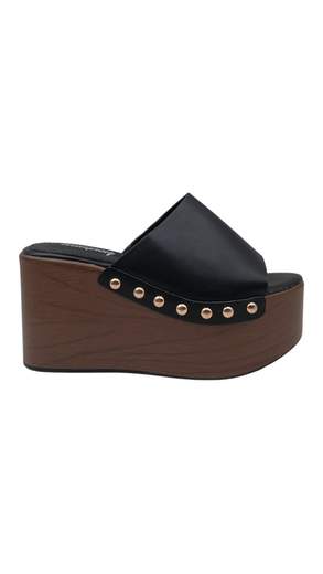 Sandali Sabot Donna con Zeppa Alta