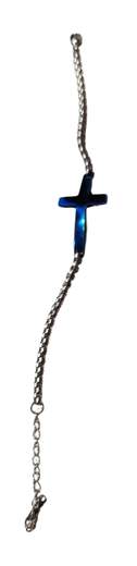 STILL Bracciale Croce Minimal Uomo Donna Acciaio