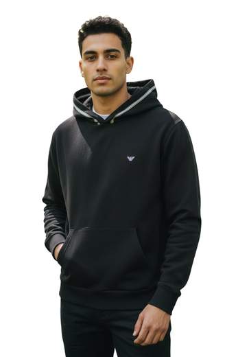 EMPORIO ARMANI Felpa Uomo con Cappuccio e Logo
