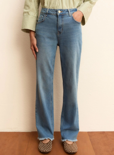 EMME di MARELLA CON FRANGE Denim STRAIGHT