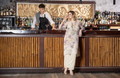 MARINA TALIA ABITO MIDI Viscosa MTO448