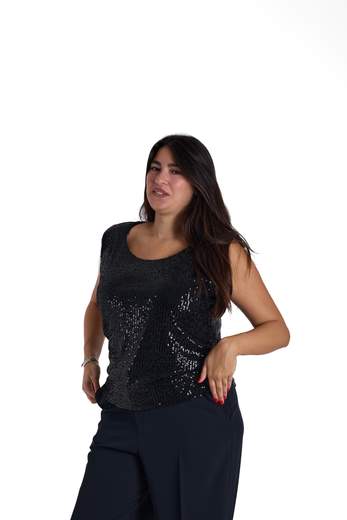 more by siste's TOP PAILLETTE paillettes 806