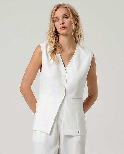 surkana GILET LUNGO Viscosa 516HITE323