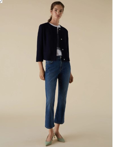 EMME di MARELLA a trombetta Denim IBISCO