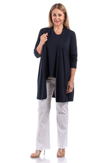sophia cardigan lungo Viscosa 24036