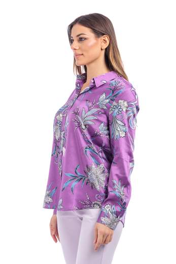 EMME di MARELLA camicia fantasia Poliestere FOCE